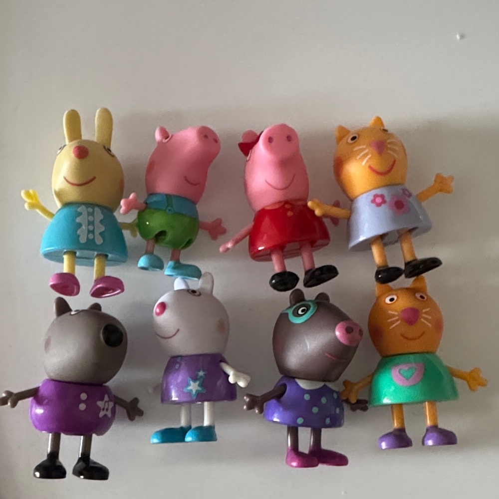 Peppa Pig-set of 8 figurines